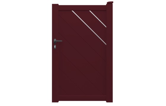 Portillon aluminium ELZA sur-mesure