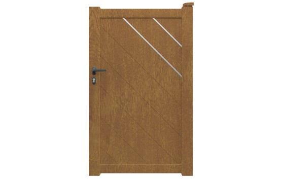 Portillon aluminium ELZA sur-mesure