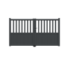 Portail aluminium battant BRANCA sur-mesure