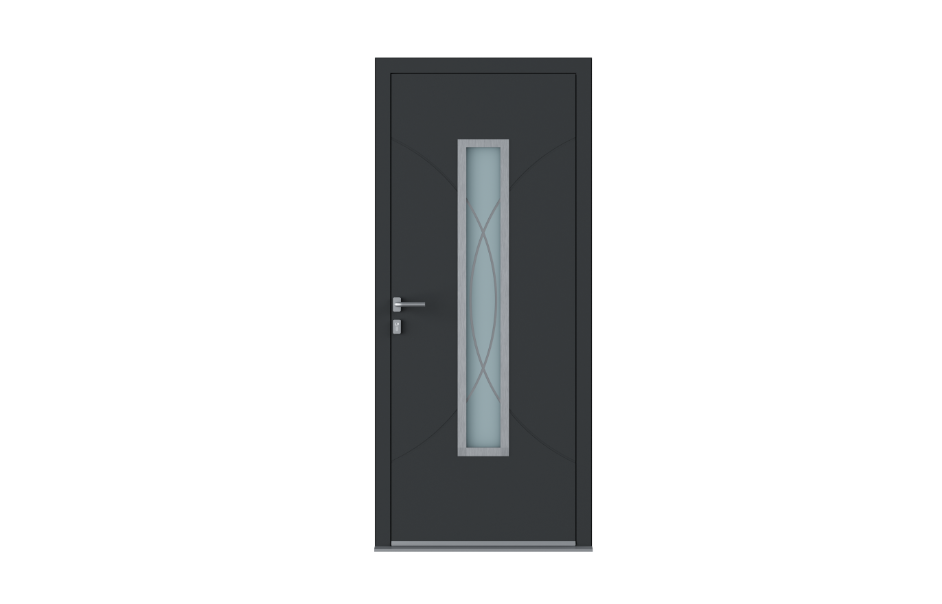Porte aluminium LYNA sur-mesure