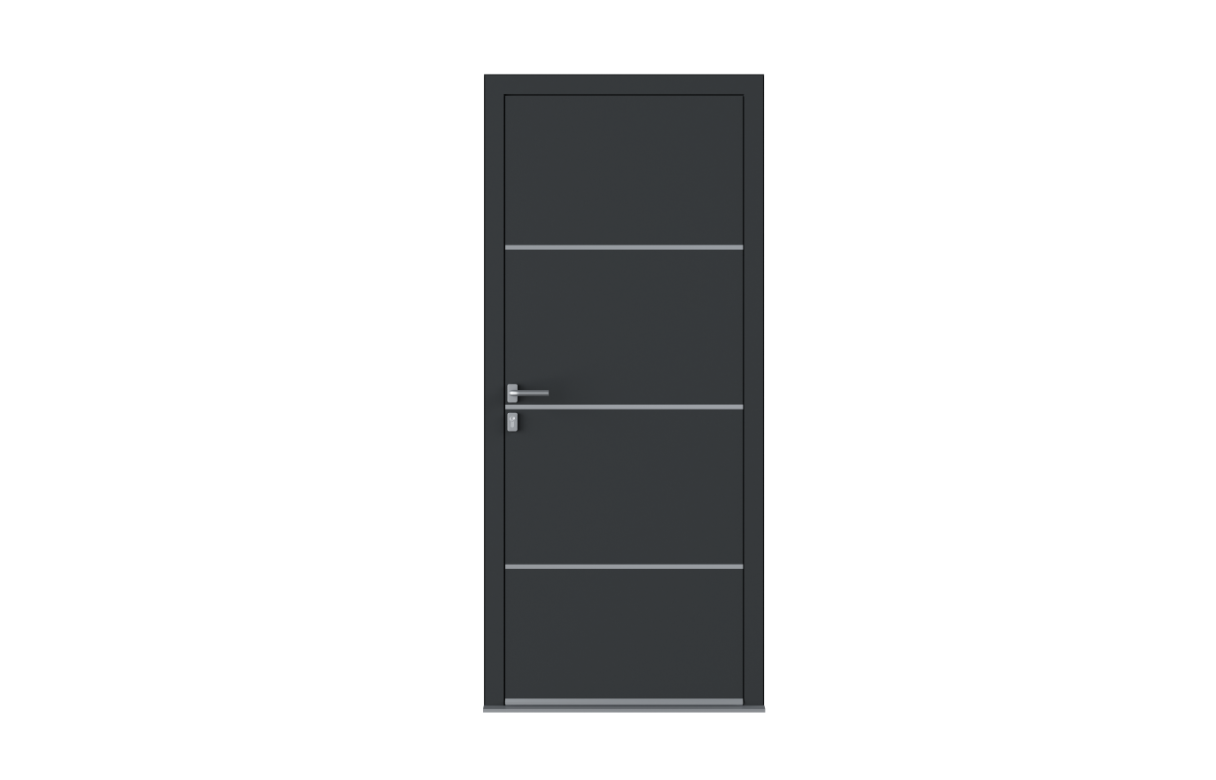 Porte aluminium RAYO sur-mesure