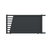 Portail aluminium coulissant JULIA sur-mesure