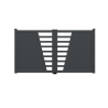 Portail aluminium battant JULIA sur-mesure