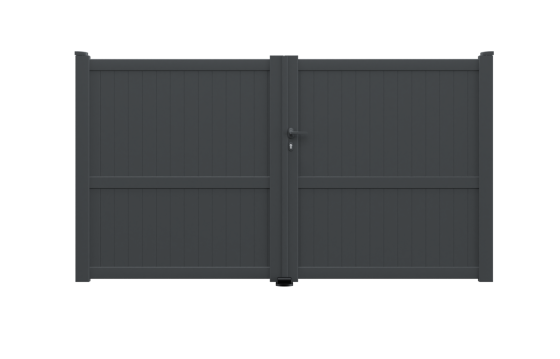 Portail aluminium battant LIDIA sur-mesure