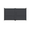 Portail aluminium battant LIDIA sur-mesure