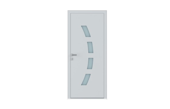 Porte aluminium CURVA sur-mesure
