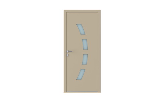 Porte aluminium CURVA sur-mesure