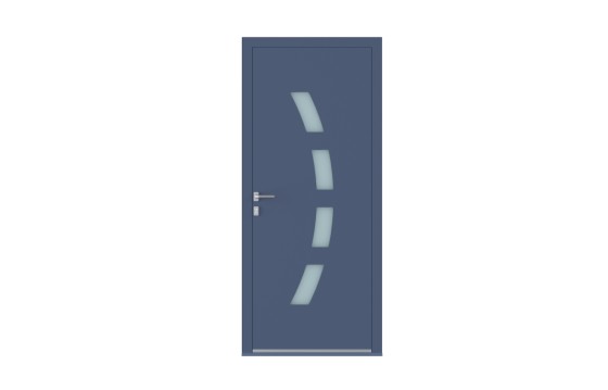 Porte aluminium CURVA sur-mesure
