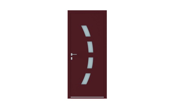 Porte aluminium CURVA sur-mesure