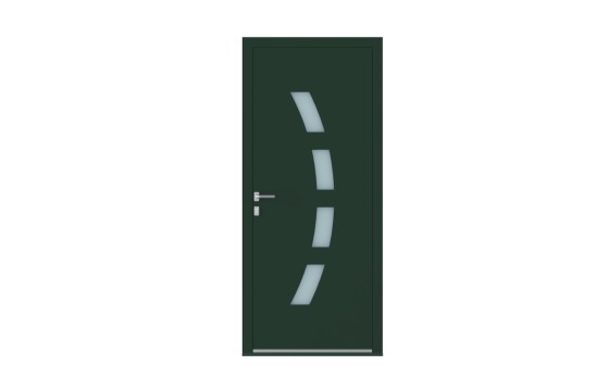 Porte aluminium CURVA sur-mesure