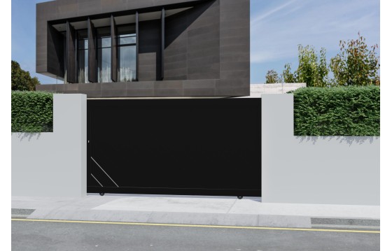 Portail aluminium coulissant ELZA sur-mesure
