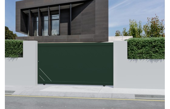 Portail aluminium coulissant ELZA sur-mesure