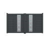 Portail aluminium battant MARA sur-mesure
