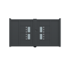Portail aluminium battant TANIA sur-mesure