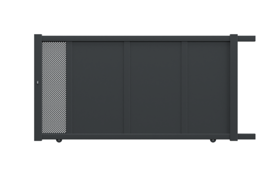 Portail aluminium coulissant FAUSTA sur-mesure