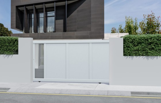 Portail aluminium coulissant FAUSTA sur-mesure