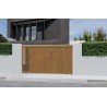 Portail aluminium coulissant FAUSTA sur-mesure