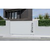 Portail aluminium coulissant FLOR sur-mesure