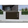 Portail aluminium coulissant FLOR sur-mesure