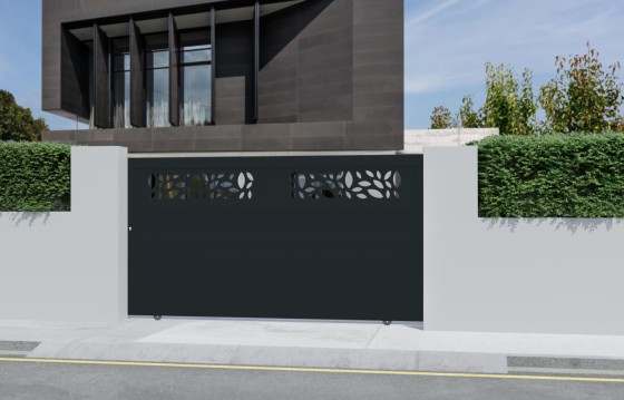 Portail aluminium coulissant FLORA...