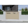 Portail aluminium coulissant FLORA sur-mesure