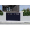 Portail aluminium coulissant FLORA sur-mesure