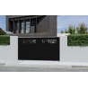 Portail aluminium coulissant FLORA sur-mesure