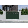 Portail aluminium coulissant FLORA sur-mesure