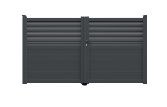 Portail aluminium battant JOANA sur-mesure