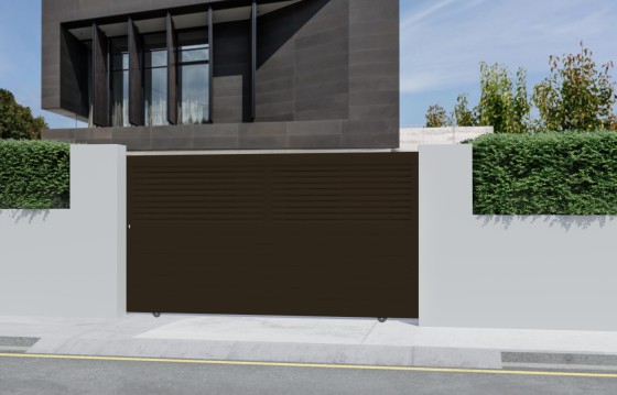 Portail aluminium coulissant JOANA sur-mesure
