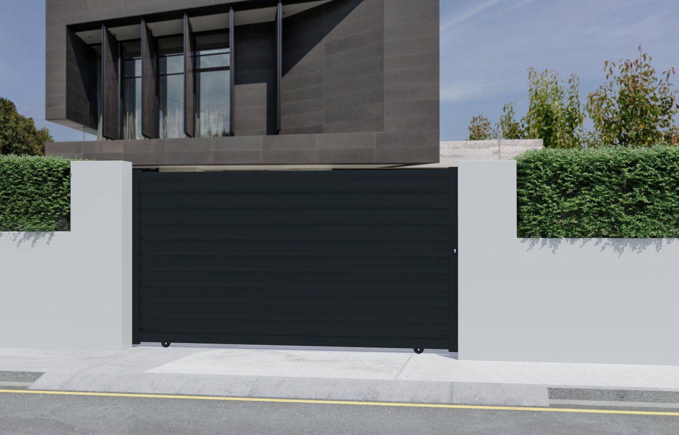 Portail aluminium coulissant KATRINA sur-mesure