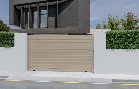 Portail aluminium coulissant KATRINA sur-mesure