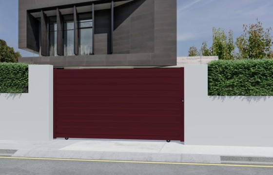 Portail aluminium coulissant KATRINA sur-mesure