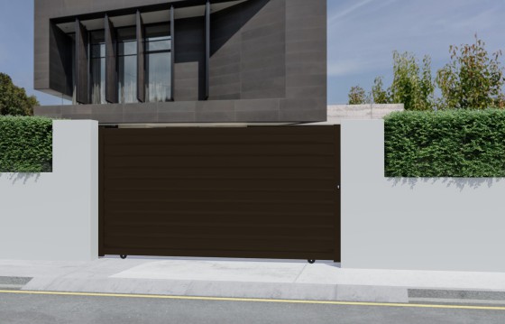 Portail aluminium coulissant KATRINA sur-mesure