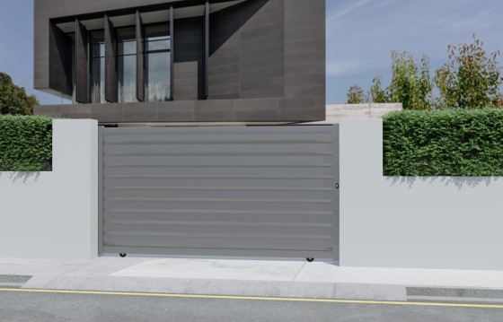 Portail aluminium coulissant KATRINA sur-mesure