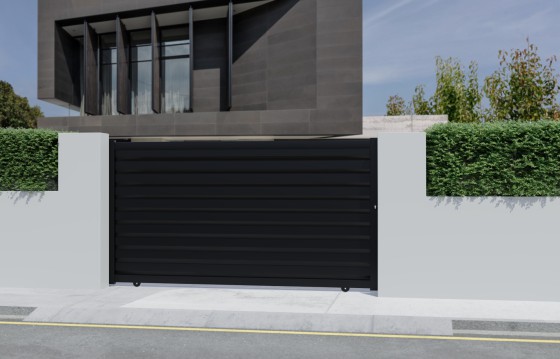 Portail aluminium coulissant KATRINA sur-mesure