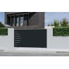 Portail aluminium coulissant LAUREA sur-mesure