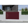 Portail aluminium coulissant LAUREA sur-mesure