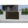 Portail aluminium coulissant LAUREA sur-mesure
