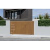 Portail aluminium coulissant LAUREA sur-mesure