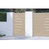 Portillon aluminium LAUREA sur-mesure
