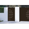 Portillon aluminium LAUREA sur-mesure