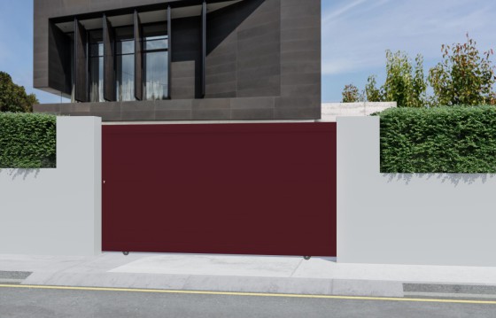 Portail aluminium coulissant LEONOR sur-mesure