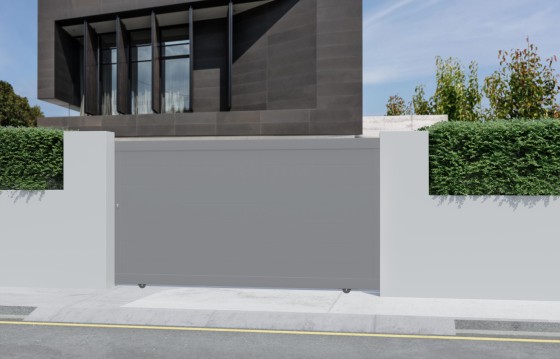 Portail aluminium coulissant LEONOR sur-mesure
