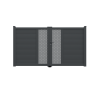 Portail aluminium battant LUZ sur-mesure