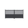 Portail aluminium battant BRANCA standard 3m Gris