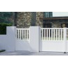 Portillon aluminium BRANCA standard 1m Gris