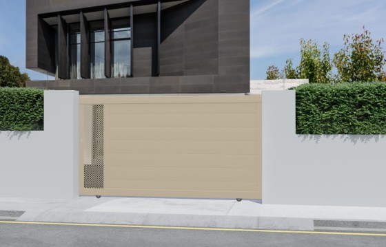 Portail aluminium coulissant LUZ sur-mesure