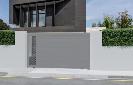 Portail aluminium coulissant LUZ sur-mesure
