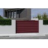 Portail aluminium coulissant ALVA sur-mesure